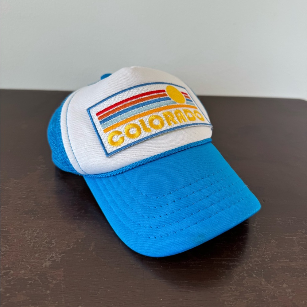 Vintage Y2K infant Colorado Patch Trucker Hat